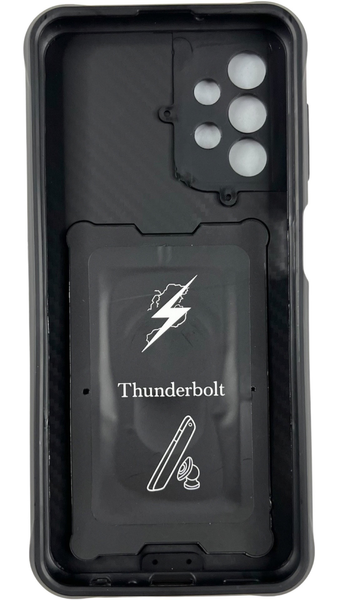 PC + TPU чохол Armor Camshield для Samsung Galaxy A13 (4G) / чорний 085916 фото