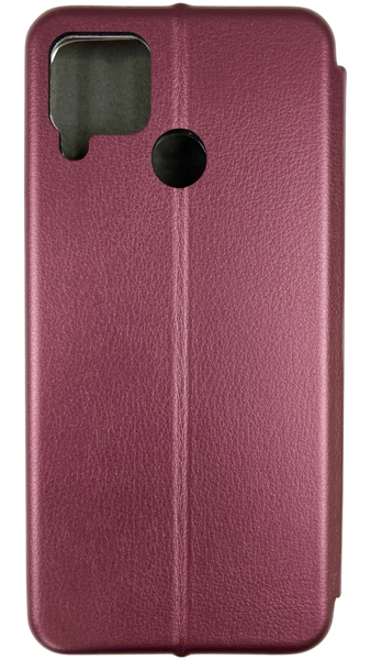 Чохол книжка Elegant для Realme C25s (на реалі ц25c) бордовий 85430 фото