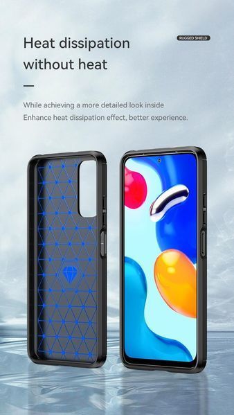 TPU чохол накладка Urban для Xiaomi Redmi Note 11 Pro (5G) / чорний 088367 фото