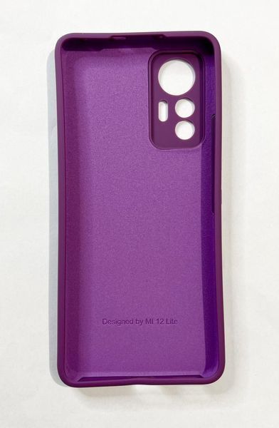 Чохол Soft touch для Xiaomi 12 Lite / баклажановий 087598 фото
