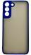 TPU чохол накладка Matte Color Case для Samsung Galaxy S22 Plus синій 092187 фото 2