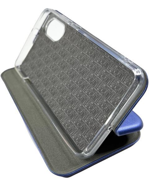 Шкіряний чохол-книжка Elegant book на ZTE Blade A31 Plus (на зті блейд а31 плюс) синій 87906 фото