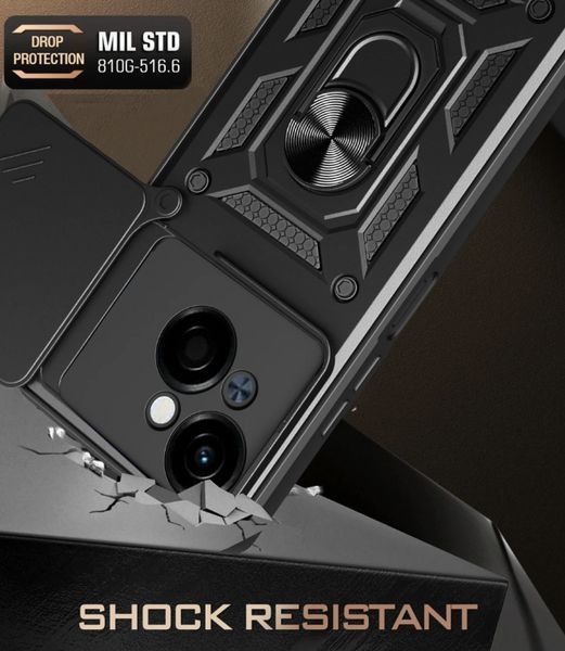 PC + TPU чехол Camshield Armor для Tecno POP 9 (4G) / светло-зеленый 201669 фото