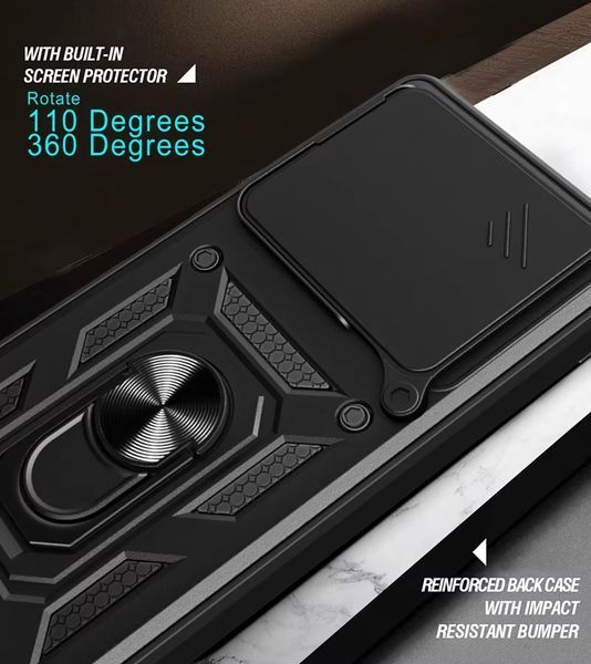 PC + TPU чехол Camshield Armor для Realme C61 (RMX3930) / красный 097664 фото