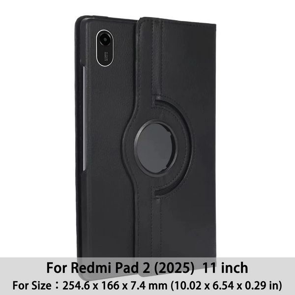 Чохол книжка 360 на Xiaomi Redmi Pad 2 (11") / чорний 100300 фото
