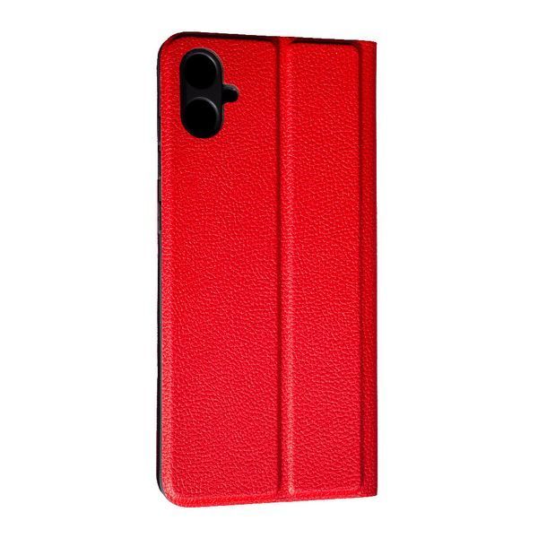 Чехол книжка Fibra case на Samsung Galaxy A05 красный 094368 фото