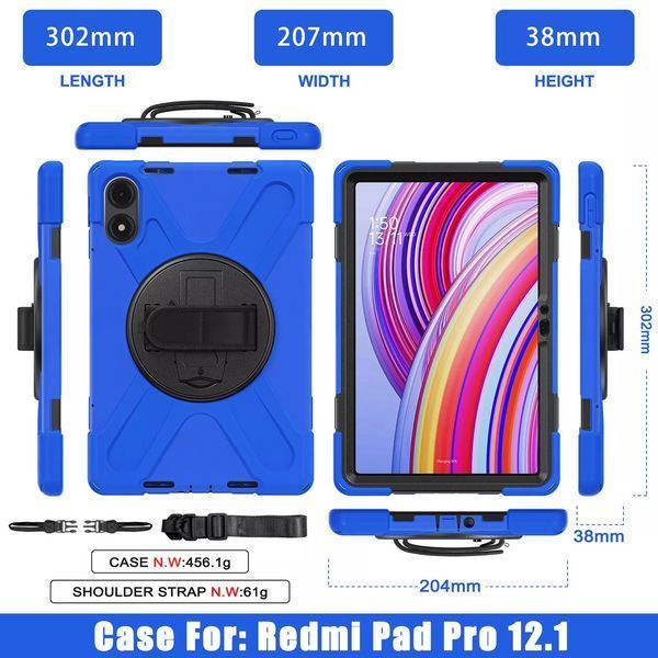 Чохол Carbon Armor Cross Tablet на планшет Xiaomi Redmi Pad Pro (12.1")/синій 098541 фото