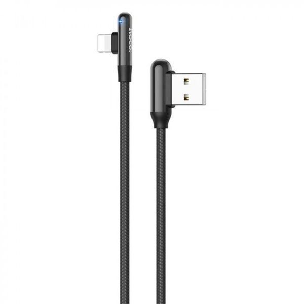 USB кабель Hoco U77 Excellent Elbow Lightning Cable (1.2m) (2 вида) 80600 фото