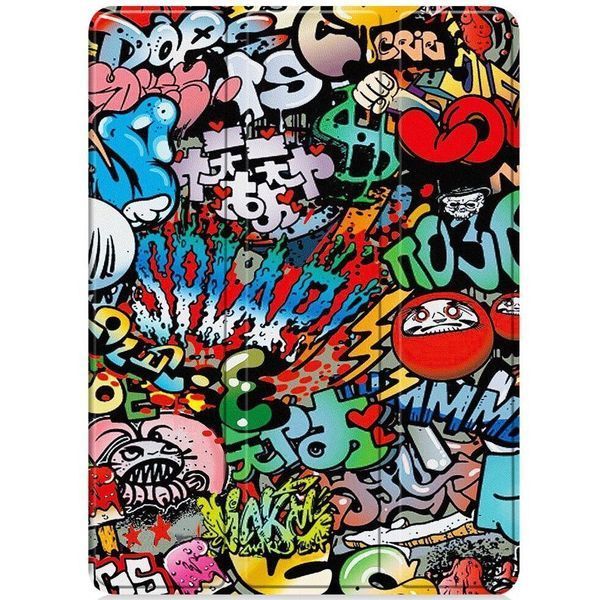 Шкіряний чохол книжка Crazy Horse для OnePlus Pad 3 (13.2")/graffiti 099486 фото