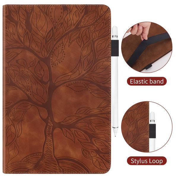 Чохол-книжка Wood Book на планшет OPPO Pad Air (10.36")/коричневий 098715 фото
