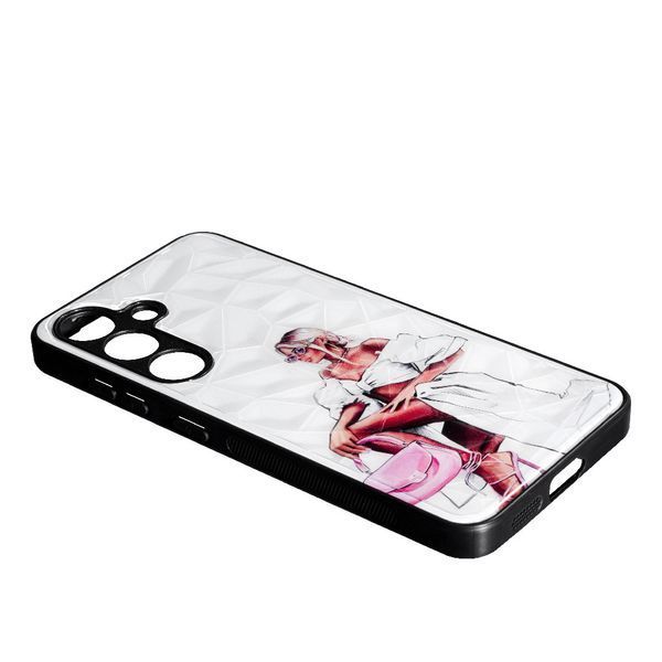 Чохол накладка Prisma Ladies для Samsung Galaxy S24 Pink Bag 096168 фото