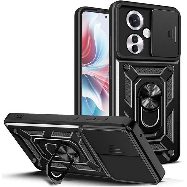 PC + TPU чохол Camshield armor на Oppo Reno 11F / сріблястий 097123 фото