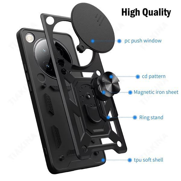 PC + TPU чохол Camshield Armor для Infinix Zero 40 4G / синій 097999 фото