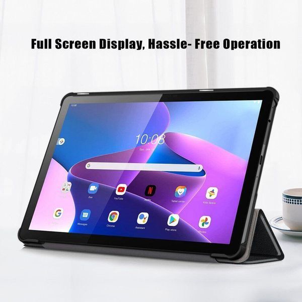 Чохол книжка Crazy Horse на планшет Lenovo Tab M10 (3rd Gen) 10.1"/ баклажановий 097545 фото