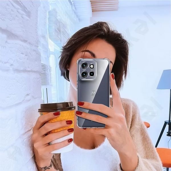 Противоударный чехол WXD для Motorola G75 (5G) / прозрачный 098861 фото
