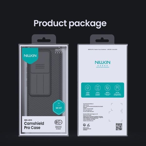 Чохол CamShield Pro Case Nillkin на Xiaomi 14T Pro / чорний 201960 фото