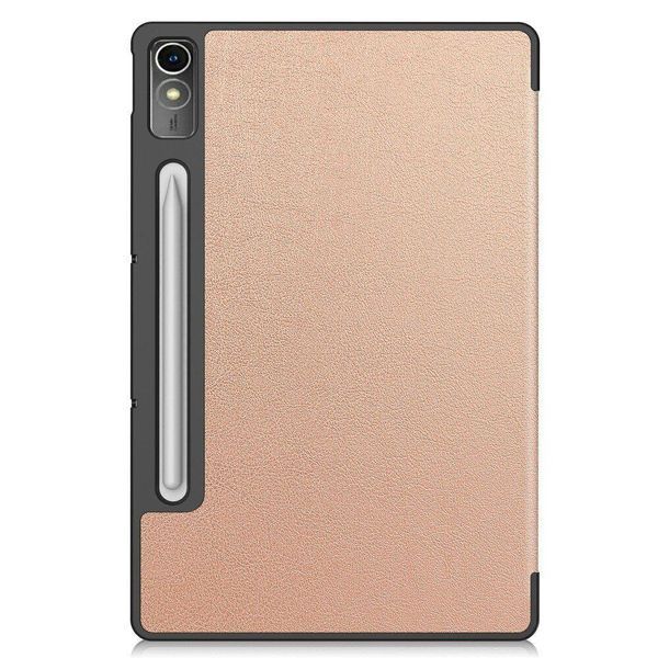 Шкіряний чохол-книжка Crazy Horse для Lenovo Tab P12 (12.7") / rose gold 093865 фото