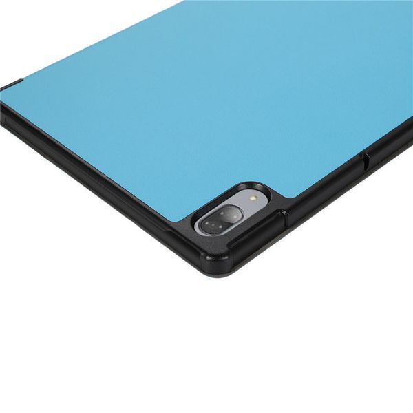 Шкіряний чохол книжка Crazy Horse для Lenovo Tab P11 (9 кольорів) Рожевий 083435 фото