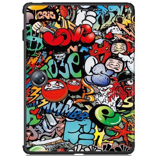 Шкіряний чохол книжка Crazy Horse для OnePlus Pad 3 (13.2")/graffiti 099486 фото