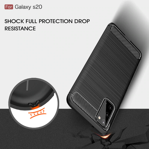 TPU чехол накладка Urban для Samsung Galaxy S20 / (3 цвета) 080797 фото