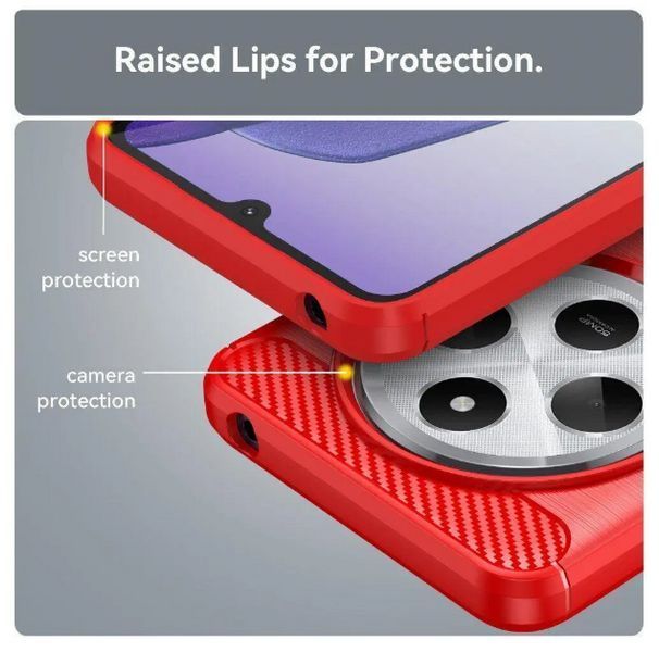 TPU чохол накладка Urban для Xiaomi Redmi A4 (5G) / червоний 202385 фото