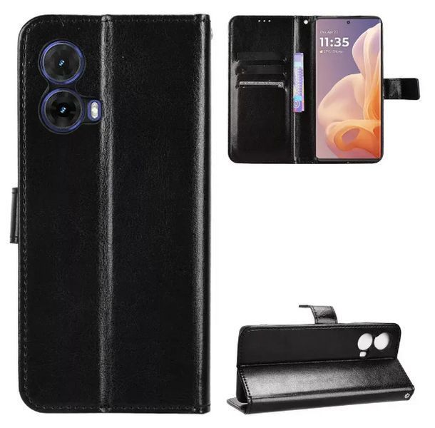 Чохол книжка Book case для Motorola Edge 50 Fusion / чорний 201773 фото