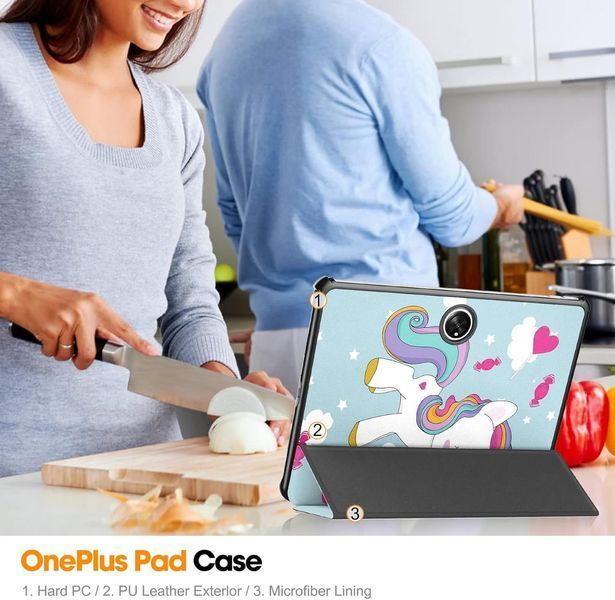 Шкіряний чохол-книжка Crazy Horse для OPPO Pad 2 (11.61") / pony 097717 фото