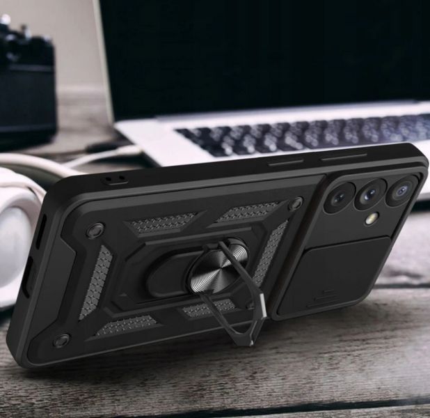 PC + TPU чохол Camshield Armor для Samsung Galaxy S25 FE / сріблястий 203667 фото
