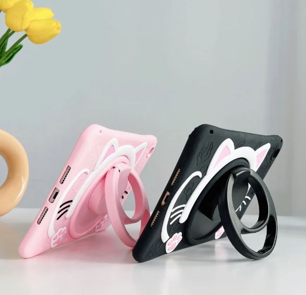 Чохол Happy Case на планшет iPad 10.9" 2022 (10th Gen) / Cat pink (з ремінцем) 099491 фото