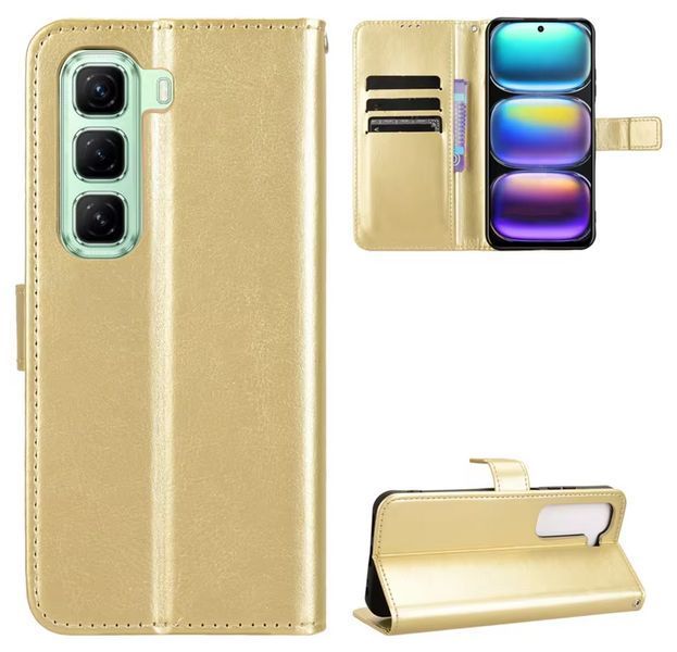 Чохол книжка Book case для Infinix Hot 50 4G (X6882) / золотистий 201735 фото