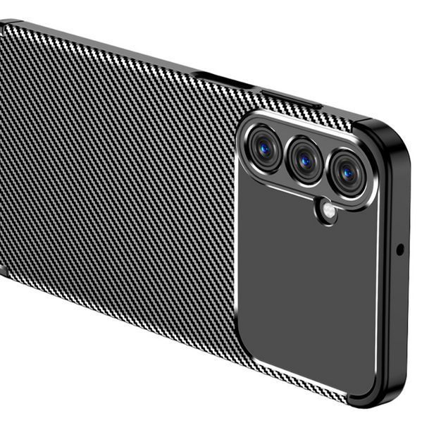 TPU чехол накладка Autofocus для Samsung Galaxy A25 / черный 201781 фото