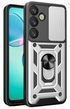PC + TPU чохол Camshield Armor для Samsung Galaxy S25 FE / сріблястий