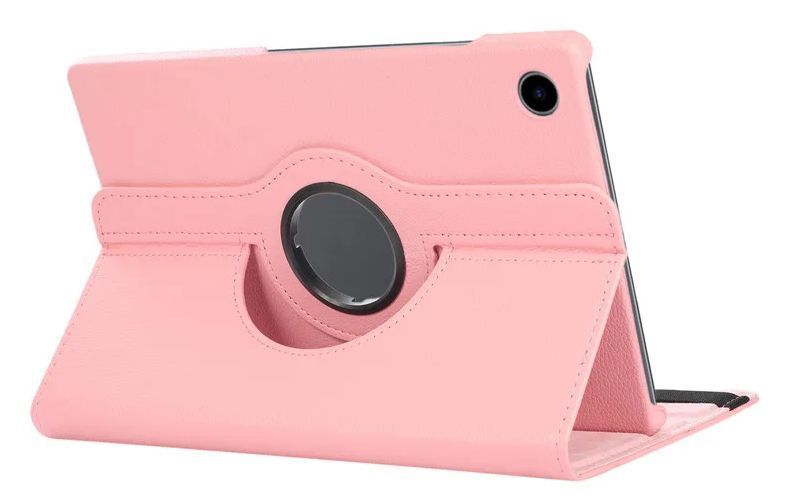 Шкіряний чохол книжка 360 для Samsung Galaxy Tab A11 (8.7") / рожевий 203949 фото