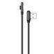 USB кабель Hoco U77 Excellent Elbow Lightning Cable (1.2m) (2 вида) 80600 фото 3