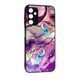 TPU чехол Marble Ultraviolet для Samsung Galaxy A14 Dark Purple 088626 фото 1