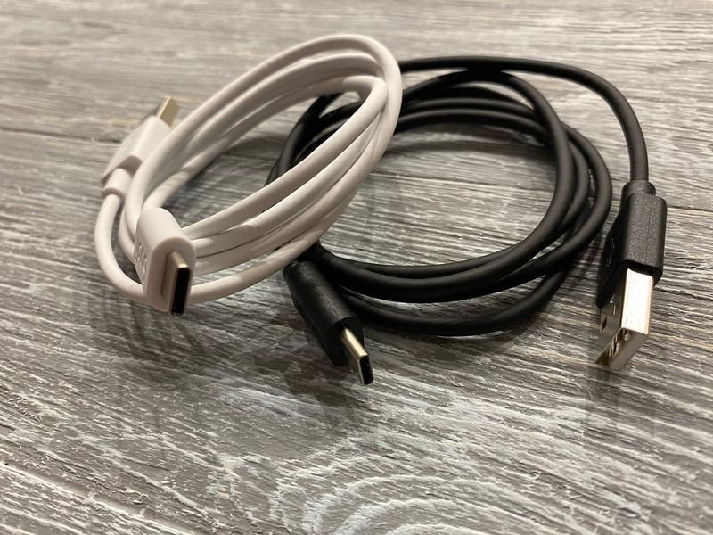 USB-кабель Budi на Type-C (2.4 А) 1 m (2 кольори) 81566 фото