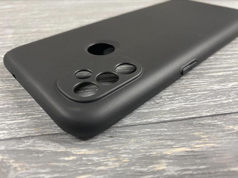 TPU чехол чорний матовий на OnePlus Nord N100 (ванплас норд н100) 084380 фото