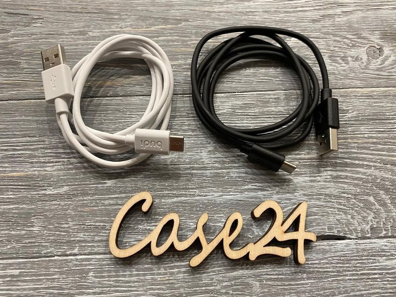 USB-кабель Budi на Type-C (2.4 А) 1 m (2 кольори) 81566 фото