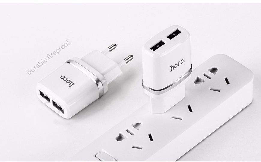 Мережеве ЗУ HOCO C12 Smart 2,4 A 2USB 50985 фото