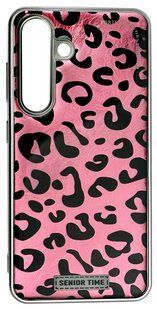 TPU чехол Leopard Case для Samsung Galaxy S25 / pink 202061 фото