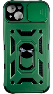 PC + TPU чохол Camshield armor для iPhone 14 / зелений 086502 фото