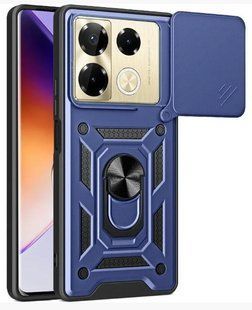 PC + TPU чехол Camshield Armor для Infinix Note 40 Pro Plus / синий 200436 фото