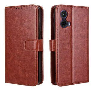 Чехол книжка Book case для Motorola Edge 50 Fusion / коричневый 201774 фото