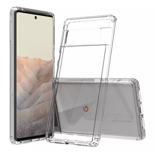Ультратонкий 0,3 мм чехол для Google Pixel 6 Pro (на гугл пиксель 6 про) прозрачный 086008 фото