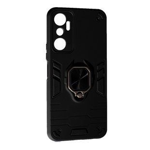 PC + TPU чехол New Transformer для Infinix Hot 20 черный 088328 фото
