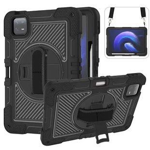 PC + TPU чехол Carbon Armor Cover Tablet на Xiaomi Pad 7 (11.2") / черный 099536 фото
