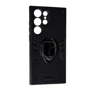 PC + TPU чехол New Transformer для Samsung Galaxy S23 Ultra черный 090427 фото