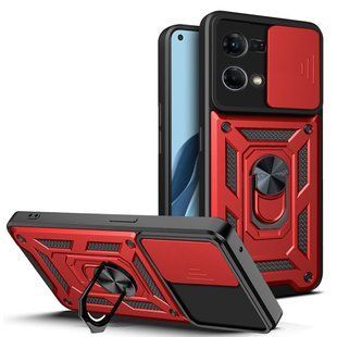 PC + TPU чохол Camshield armor для Oppo Reno 7 / червоний 089428 фото