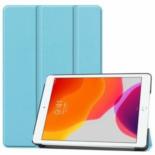 Кожаный чехол книжка Crazy Horse для iPad Pro 10.5" (2017) / голубой 094214 фото