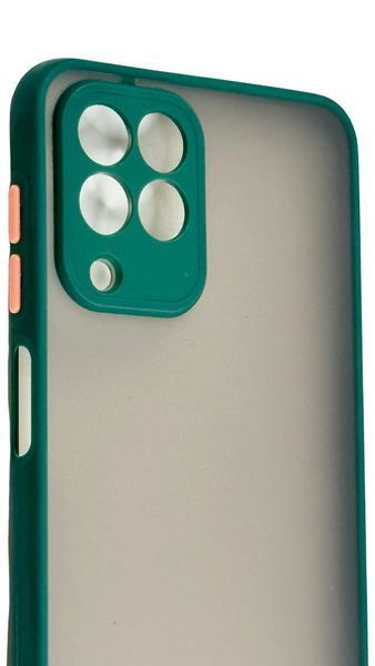 TPU чохол накладка Matte Color Case для Samsung Galaxy M33 темно-зелений 092338 фото